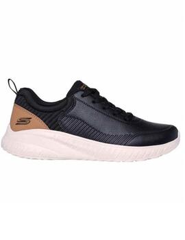 Zapatilla Skechers Bobs Squad Chaos Ne/Bl Mujer