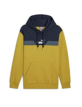 Sudadera Puma Power Colorblock Amarillo Hombre
