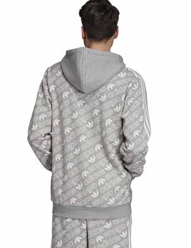 Chaqueta Adidas Monogram Fz Gris