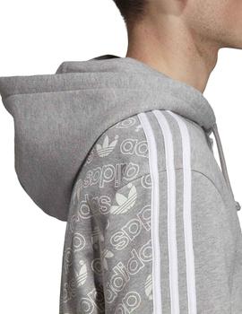 Chaqueta Adidas Monogram Fz Gris