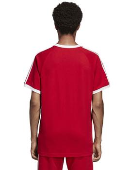 Camiseta Adidas 3-Strippes Rojo