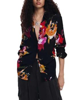 Camisa Desigual Nagoya Negro Mujer