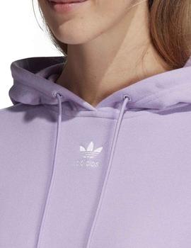 Sudadera Adidas Cropped malva