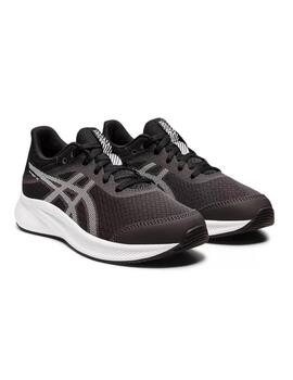 Zapatillas Asics Patriot 13 GS Grafito/Blanco