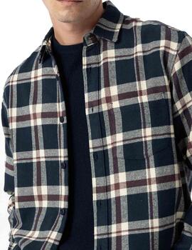 Camisa Tiffosi Ernesto ML Cuadros Mno/Gr/Bl Hombre