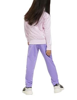 Chándal Adidas LK 3S TR TS 205 Rosa/Lila Niña