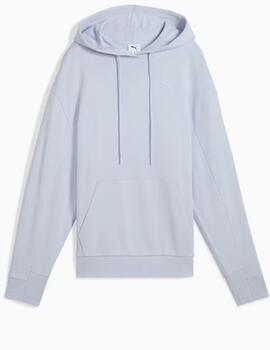 Sudadera Puma HER Relaxed Azul Claro Mujer