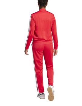 Chándal Adidas W 3S TR TS Rojo/Blanco Mujer
