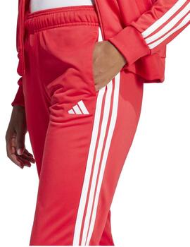 Chándal Adidas W 3S TR TS Rojo/Blanco Mujer