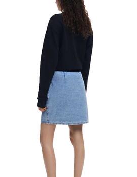 Sudadera Desigual Face Negro Mujer