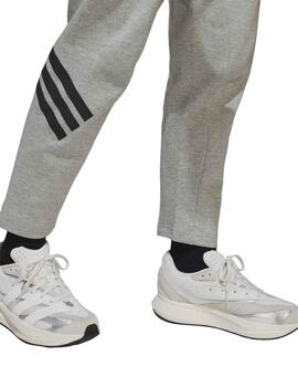 Pantalón Adidas J FI 3S ANK PT Gris