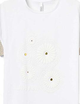 Camiseta Tiffosi Nomada MC BlancoMujer