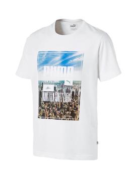 Camiseta Puma Photoprint Skyline Blanco