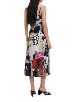 Vestido Desigual Newspaper Collage_Lacr Mtc Mujer