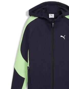 Chaqueta Puma Evostripe Marino/Verde Niño