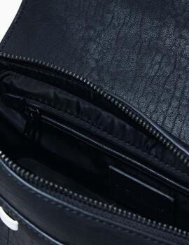 Bolso Desigual Fantasía Phuket Mini Long Neg Mujer
