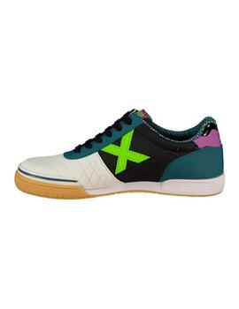 Zapatillas Munich G-3 434 Bco/Negro/Verde Hombre