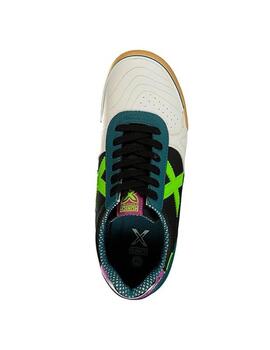 Zapatillas Munich G-3 434 Bco/Negro/Verde Hombre