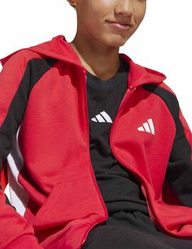 Chándal Adidas J CB FT TS Rojo/Negro