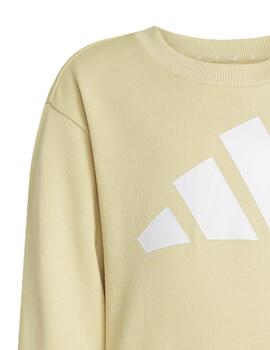 Chándal Adidas LK BL FT Jog Amarillo/Gris