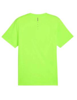Camiseta Puma FLEX POCKET Verde Fluo Hombre