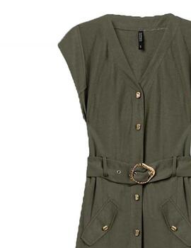 Vestido Tiffosi Jabuti Verde Mujer