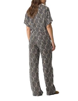 Pantalón Tiffosi Zebra Negro/Crudo Mujer