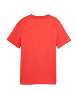 Camiseta Puma MID90S Graphic I B Rojo Niño