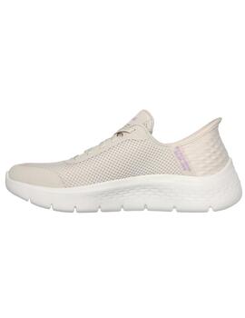 Zapatillas Skechers Slip-Ins Go Walk F Crudo Mujer