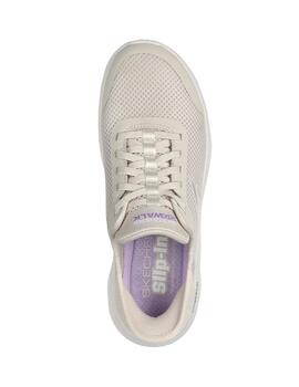 Zapatillas Skechers Slip-Ins Go Walk F Crudo Mujer