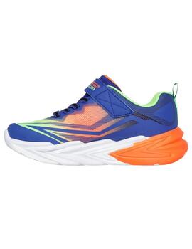 Zapatillas Skechers S-Lights Flex Glow Az/Mtc Niño