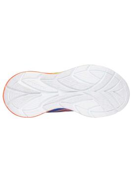 Zapatillas Skechers S-Lights Flex Glow Az/Mtc Niño