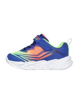Zapatillas Skechers S-Lights Flex Glow Az/Mtc Niño