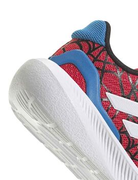 Zapatillas Adidas RunFalcon Spider-Man Rojo/Azul