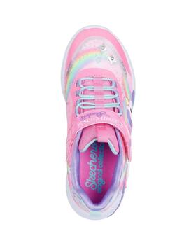 Zapatillas Skechers S-Lights Unicorn Cha Rosa Niña