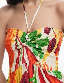 Vestido Desigual Bahamas Patch Multicolor Mujer