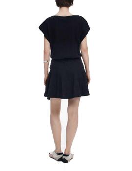 Vestido Desigual Vilna Negro Mujer