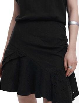 Vestido Desigual Vilna Negro Mujer