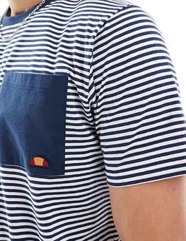 Camiseta Ellesse Hirst Marino/Blanco Hombre