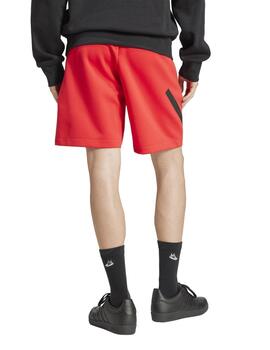 Pantalón corto Adidas M Z.N.E. Rojo Hombre