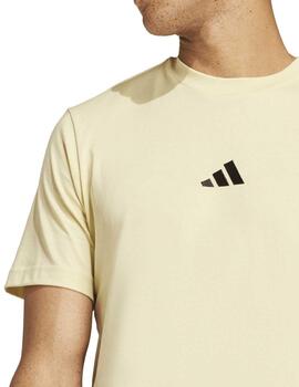 Camiseta Adidas M SL SJ T Amarillo Hombre