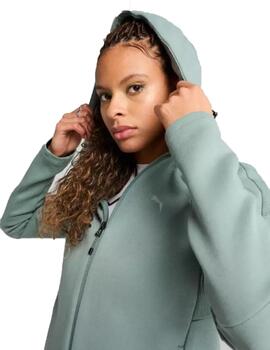 Chaqueta Puma EVOSTRIPE Verde Mujer