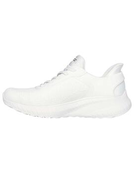 Zapatillas Skechers Bobs Squad Current M Bco Mujer