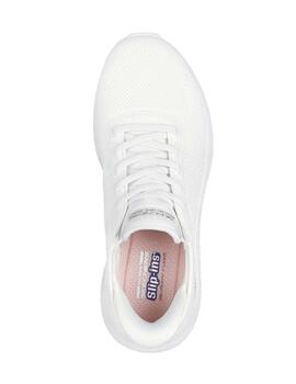 Zapatillas Skechers Bobs Squad Current M Bco Mujer