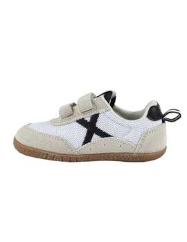 Zapatillas Munich Baby Koda 14 Bco/Beige/Negr0