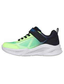 Zapatillas Skechers S-Lights Meteor Verde/Ng Niño