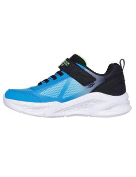 Zapatillas Skechers S-Lights Meteor Azul/Negr Niño