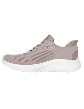 Zapatillas Skechers Bobs Squad Slip-Ins Topo Mujer