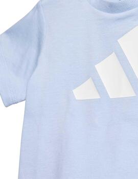 Conjunto Adidas I BL T-SET 160 Azul