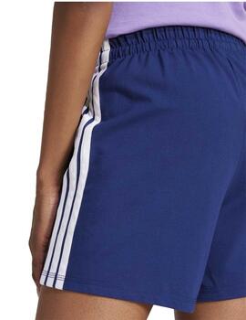 Pantalón corto Adidas W 3S SJ Sho Azul/Bco Mujer